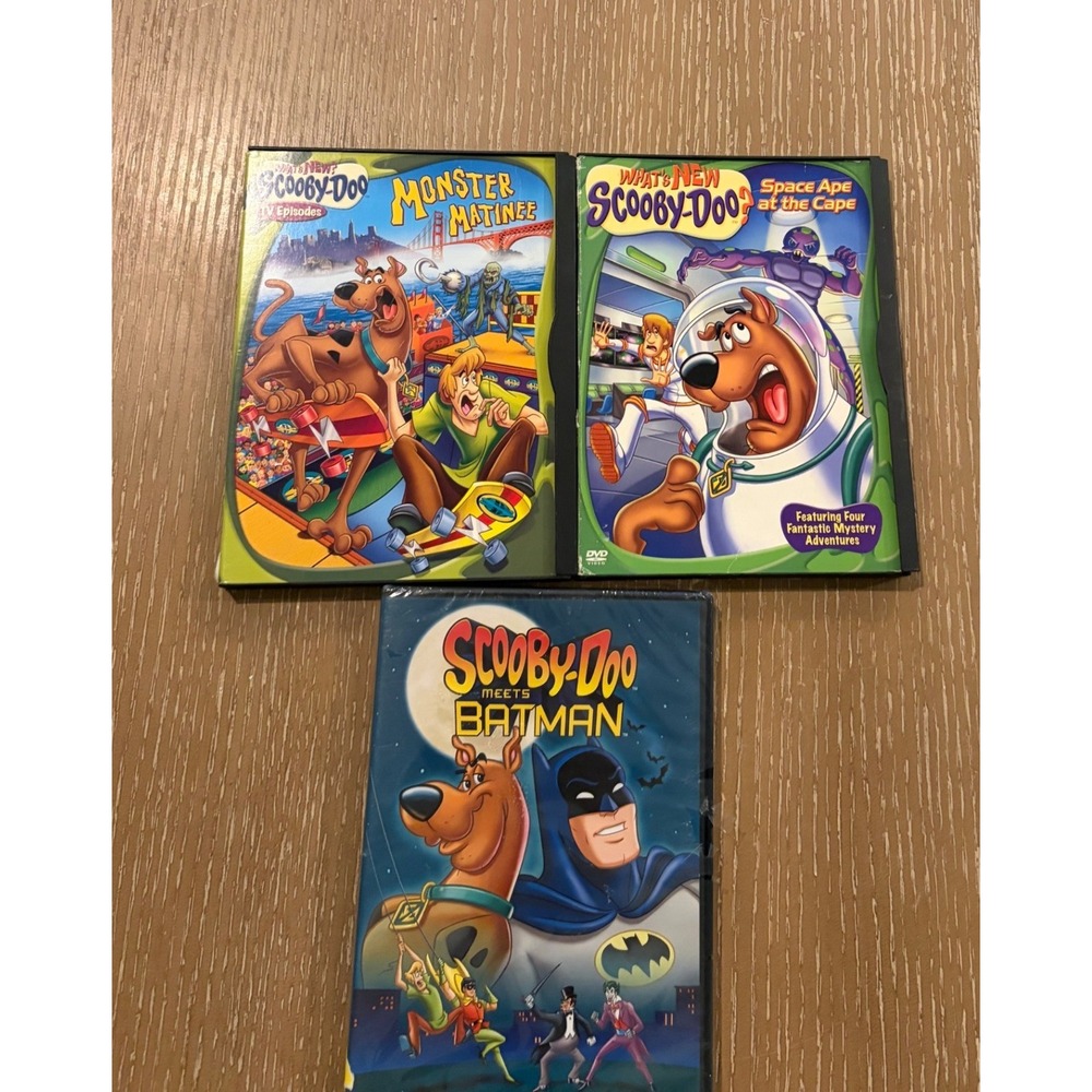 Lot DVD 3 Scooby Doo Monster Matinee TV/ Space Ape at the Cape/ Meets Batman